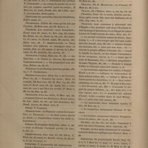 26 x 17 εκ. 10 σ. χ.α. + 523 σ. + 5 σ. χ.α., όπου στο φ. 2 κτητορική σφραγίδα CPC στο re